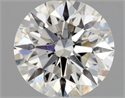 Natural Diamond 0.70 Carats, Round with Excellent Cut, H Color, SI2 Clarity and Certified by GIA