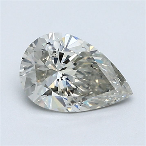 Picture of Natural Diamond 0.81 Carats, Pear with  Cut, J Color, SI2 Clarity and Certified by GIA