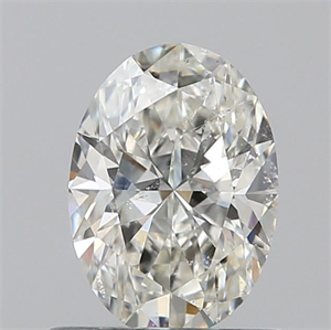 Picture of Natural Diamond 0.60 Carats, Oval with  Cut, J Color, SI2 Clarity and Certified by GIA