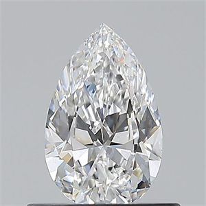 Picture of Natural Diamond 0.50 Carats, Pear with  Cut, E Color, VS1 Clarity and Certified by GIA