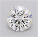 Del inventario de diamantes de laboratorio, 1.55 quilates, Redondo , Color F, claridad VVS2 y certificado IGI