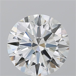 Picture of Natural Diamond 2.02 Carats, Round with Excellent Cut, I Color, VVS2 Clarity and Certified by GIA