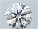 Natural Diamond 0.90 Carats, Round with Excellent Cut, I Color, VS1 Clarity and Certified by GIA
