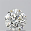 Natural Diamond 1.00 Carats, Round with Excellent Cut, J Color, SI1 Clarity and Certified by GIA