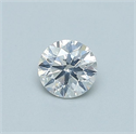 Diamante Natural 0.40 quilates, Redondo , Color F, claridad SI2 y certificado GIA
