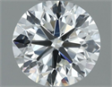 Diamante Natural 0.90 quilates, Redondo , Color I, claridad VS1 y certificado GIA