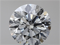 Natural Diamond 0.70 Carats, Round with Excellent Cut, H Color, VS1 Clarity and Certified by GIA