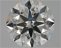 Natural Diamond 0.82 Carats, Round with Excellent Cut, F Color, SI2 Clarity and Certified by HRD