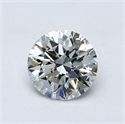 Del inventario de diamantes de laboratorio, 4.05 quilates, Redondo , Color E, claridad VVS2 y certificado GIA