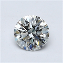 Del inventario de diamantes de laboratorio, 4.05 quilates, Redondo , Color E, claridad VVS2 y certificado GIA