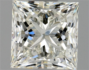 Picture of Natural Diamond 1.01 Carats, Princess with  Cut, J Color, VVS2 Clarity and Certified by GIA