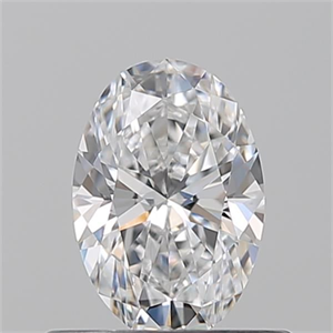 Picture of Natural Diamond 0.53 Carats, Oval with  Cut, D Color, VS1 Clarity and Certified by GIA