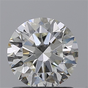 Picture of Natural Diamond 1.00 Carats, Round with Excellent Cut, I Color, VVS2 Clarity and Certified by GIA