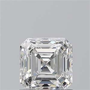 Picture of Natural Diamond 1.01 Carats, Asscher with  Cut, G Color, VS1 Clarity and Certified by GIA