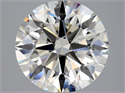 Diamante Natural 4.51 quilates, Redondo , Color H, claridad VVS2 y certificado HRD