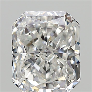 Picture of Natural Diamond 1.70 Carats, Radiant with  Cut, H Color, SI1 Clarity and Certified by GIA