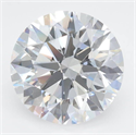 Lab Grown Diamond 4.00 Carats, Round with Excellent Cut, D Color, VVS2 Clarity and Certified by GIA