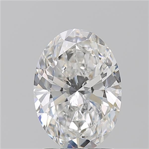 Picture of Natural Diamond 2.01 Carats, Oval with  Cut, E Color, SI1 Clarity and Certified by GIA