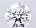 Del inventario de diamantes de laboratorio, 10.01 quilates, Redondo , Color F, claridad VVS2 y certificado IGI