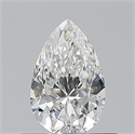 Diamante Natural 0.50 quilates, De pera , Color E, claridad VS1 y certificado GIA