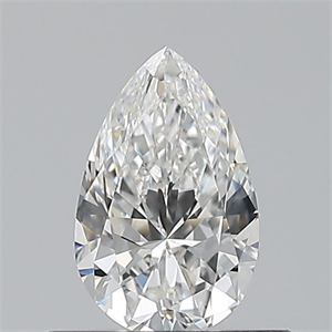 Foto Diamante Natural 0.50 quilates, De pera , Color E, claridad VS1 y certificado GIA de