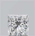 Natural Diamond 1.08 Carats, Princess with  Cut, F Color, VS2 Clarity and Certified by GIA