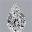 Natural Diamond 0.42 Carats, Pear with  Cut, G Color, SI1 Clarity and Certified by GIA