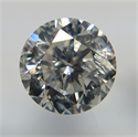 Natural Diamond 1.01 Carats, Round with Very Good Cut, F Color, I2 Clarity and Certified by IGI