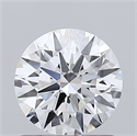 Lab Grown Diamond 0.82 Carats, Round with Ideal Cut, D Color, IF Clarity and Certified by IGI