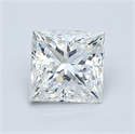 Natural Diamond 1.03 Carats, Princess with  Cut, G Color, VS1 Clarity and Certified by GIA