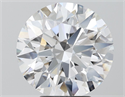 Lab Grown Diamond 5.12 Carats, Round with Ideal Cut, E Color, VVS2 Clarity and Certified by IGI