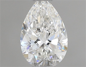 Picture of Natural Diamond 0.43 Carats, Pear with  Cut, H Color, VS1 Clarity and Certified by GIA