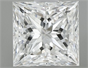 Natural Diamond 0.50 Carats, Princess with  Cut, E Color, VVS1 Clarity and Certified by GIA