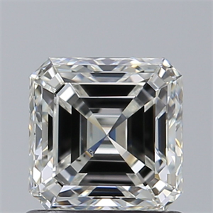 Foto Diamante Natural 1.00 quilates, Asscher , Color I, claridad VS2 y certificado GIA de