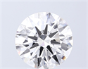 Lab Grown Diamond 3.53 Carats, Round with Ideal Cut, D Color, VVS1 Clarity and Certified by IGI