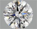 Lab Grown Diamond 1.01 Carats, Round with Ideal Cut, E Color, VVS2 Clarity and Certified by IGI