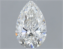 Diamante Natural 0.76 quilates, De pera , Color F, claridad I1 y certificado GIA