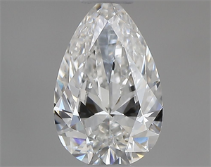 Foto Diamante Natural 0.40 quilates, De pera , Color F, claridad VS2 y certificado GIA de