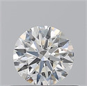 Natural Diamond 0.50 Carats, Round with Excellent Cut, H Color, SI1 Clarity and Certified by GIA
