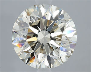 Foto Diamante Natural 3.01 quilates, Redondo , Color M, claridad VS2 y certificado GIA de