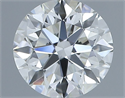 Diamante Natural 0.55 quilates, Redondo , Color H, claridad VVS2 y certificado IGI
