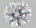 Lab Grown Diamond 1.05 Carats, Round with Ideal Cut, D Color, VVS1 Clarity and Certified by IGI
