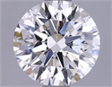 Lab Grown Diamond 1.10 Carats, Round with Excellent Cut, E Color, VS1 Clarity and Certified by GIA