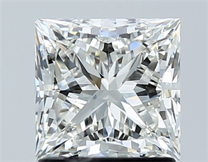 Picture of Natural Diamond 1.50 Carats, Princess with  Cut, I Color, VVS2 Clarity and Certified by GIA