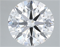 Lab Grown Diamond 2.84 Carats, Round with Excellent Cut, D Color, SI1 Clarity and Certified by GIA