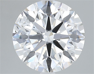 Picture of Lab Grown Diamond 2.84 Carats, Round with Excellent Cut, D Color, SI1 Clarity and Certified by GIA