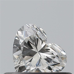 Picture of Natural Diamond 0.30 Carats, Heart with  Cut, F Color, VS2 Clarity and Certified by GIA
