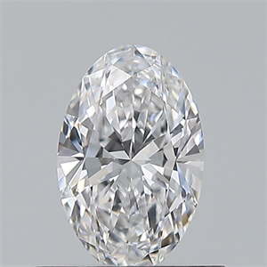 Picture of Natural Diamond 0.50 Carats, Oval with  Cut, D Color, VVS2 Clarity and Certified by GIA