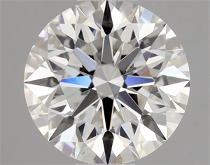 Picture of Natural Diamond 0.75 Carats, Round with Excellent Cut, G Color, VS2 Clarity and Certified by GIA