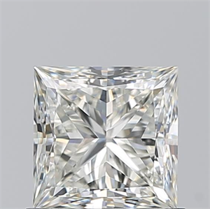 Picture of Natural Diamond 1.01 Carats, Princess with  Cut, J Color, VVS2 Clarity and Certified by GIA